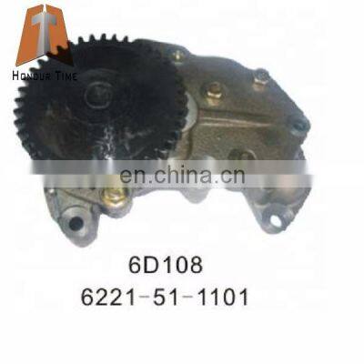 6221-51-1101 PC300-5 6D108 Excavator oil Pump for Engine Part