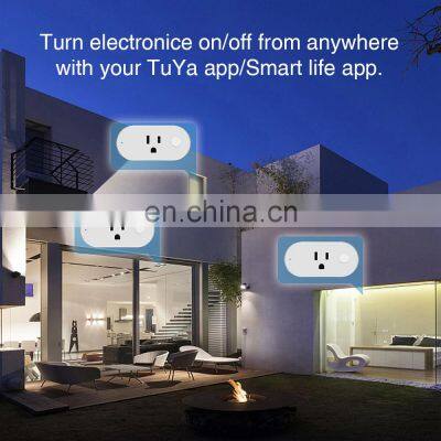 Tuya Smart Socket WiFi Switch Timing Plug Voice Control Socket US Standard Socket With Battery Detection photo-4