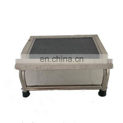 Factory lowest price hospital patient delivery bed pedal stool Stainless Steel Step Stool