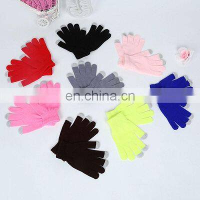 wholesale cheap winter warm thick gloves knit for sale