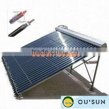 Heat pipe evacuated vacuum tube solar collector