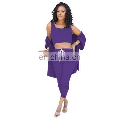 Customized Brand Fashion Spring and Autumn Fashion Long-sleeved 3-piece Leisure Sports Jogging Suit photo-4