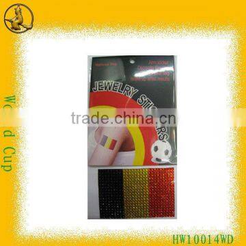 World Cup Germany National Flag Colors Fans Stickers