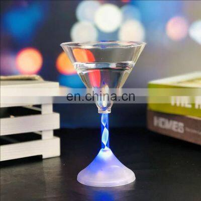 Champagne Cocktail Goblet Glass Bar Club Beverage Cup Night Light Cup photo-5
