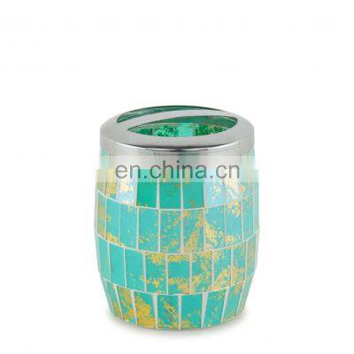 Map Style Glass Bathroom Accessories Special Design Glass Bathroom Accessories Set Luxury Hotel Home Glass Bathroom Set photo-3