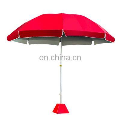 Anti-UV Waterproof Giant Outdoor Advertising Sun Beach Umbrella with sand anchor