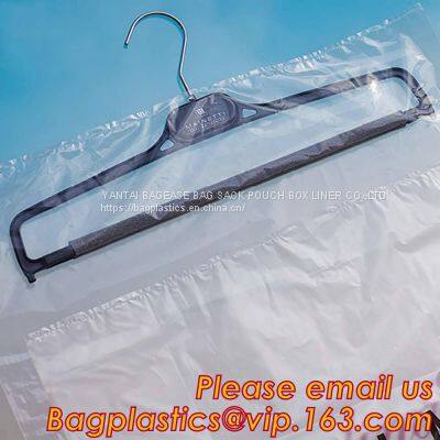 DRY CLEANING GARMENT BAG COVER, SANITARY LAUNDRY BAG, HOTEL, LAUNDRY STORE, CLEANING SUPPLIES,HANGER photo-5