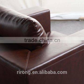 Low Back Sofa Cushion and Stainless Steel Feet Violino Leather Sofa Jitem 8039 photo-5