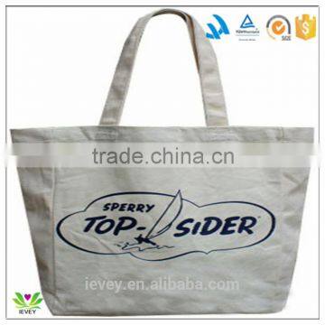 100% cotton Eco-friendly canvas tote bag with printed logo