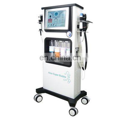 2022 Hot Sale Water Facial 7 in 1 CO2 Exfoliation RF Face Lift Ultrasound Antiwrinkle Oxygeneration Infusion Facial Machine