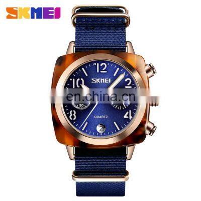 SKMEI 9186 Woman Elegant Quartz Watches Nylon Band Luxury Fashion 24 Hours Calendar Ladies Special Watch