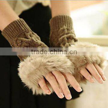 C58396S Korean fashion design thicken ladies winter gloves