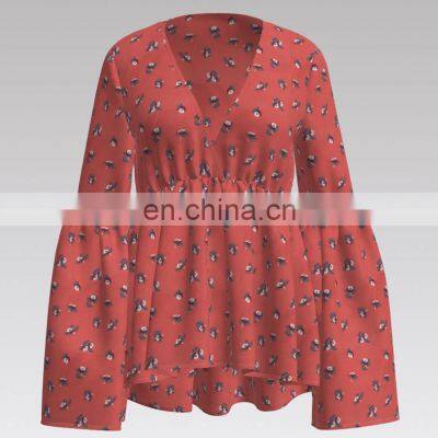 Small Flower Rayon Printed Fabric for Dress and Skirt photo-4