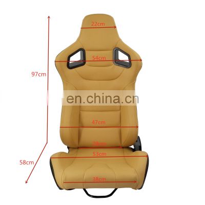 Durability Sport Style Professional High Quality Bucket Leather Car Racing Seat