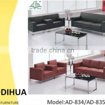 Exported leather metal frame sofa /sectional sofa AD-835