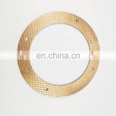 CuSn8P bronze material  thrust washer bearing diamond oil sockets flat washer bushing