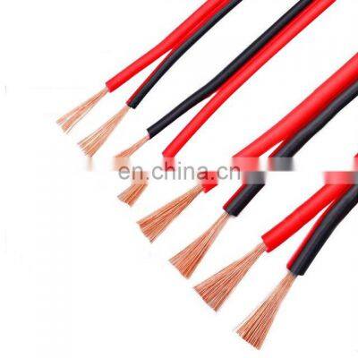 2 Cores 0.5 Mm Pvc Insulated Super Rvb Flexible Wire Copper Heating Stranded Audio Power Cable