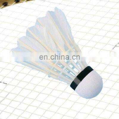 Good quality professional goose feather shuttlecock badminton