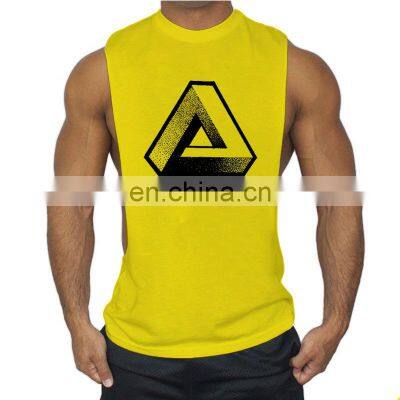 Wholesale Tank Top Bodybuilding 100% Cotton Men Tank Top Gym Fitness photo-5