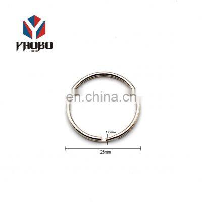 Moderate Price Logo Custom Chain Keychain Accessories Split Metal Key Ring For Handbag photo-5