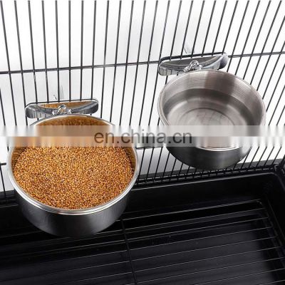 Bird Feeding Bowl Dish Parrot Food Bowl  Bird Cage Water Bowl with 14 CM Long 5.5 CM Wide