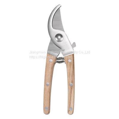 Wholesale Pruning Shears Fruit Garden Stainless Steel Gardening Scissors Garden Tools Flower Bypass Secateurs