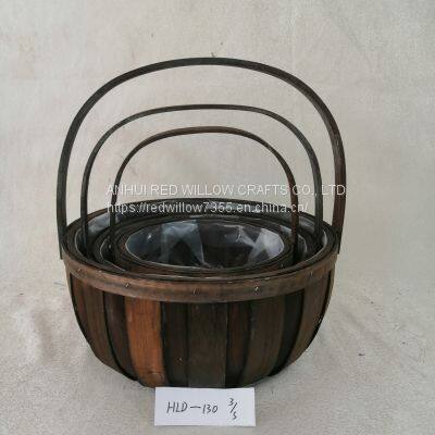 Garden Basket High Quality Hot Sale Poplar Material Storage Basket