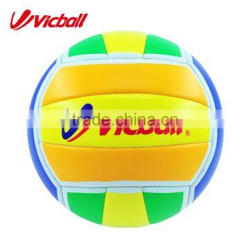 Machine stitched PVC volleyball factory