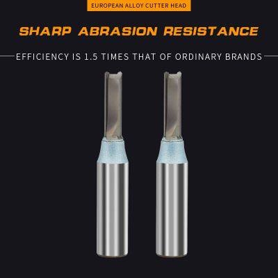 TIDEWAY LC0111 TCT SOLID CARBIDE STRAIGHT BIT(STEEL SHANK) TIPPED WHOLE CARBIDE photo-2