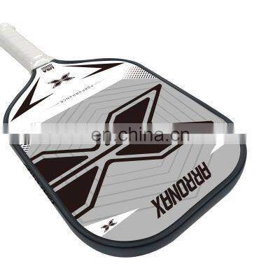 16mm Thickness 3K Carbon Visible Professional China Factory Rough Textured Skin Pickleball Paddle