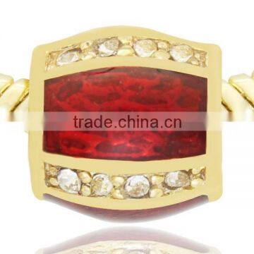 Enameled Easter Faberge Egg Bead for European Charms Bracelet photo-3