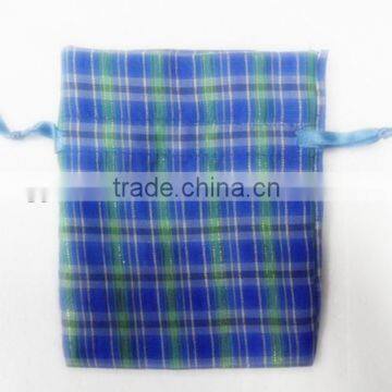 Blue With Snowflake Printed Ornaments Velvet Gift Bags With Elastic Rope for Packing Ornaments/watch/mobile Phone photo-2