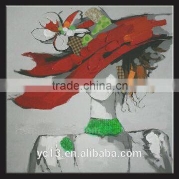 abstract figure Wall Decoration sexy girl oil painting on canvas