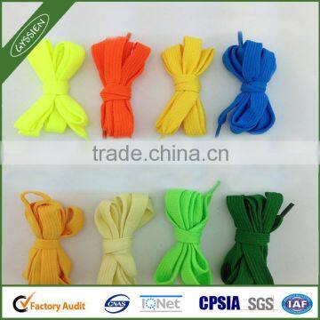 Multicolor flat shoelace stopper