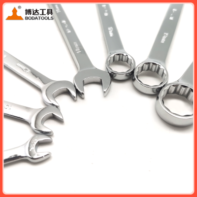 BODA 14-Piece High-quality. Combination Wrench Set for Sale, ChromeVanadium Steel, Long Pattern DesignInclude Metric Sizes 8mm-24mm With Storage Rack photo-2