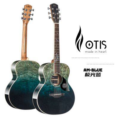 Otis Solid Wooden Colorful Guitar AM-Blue 36inch Mini Guitar Travel Acoustic Guitar Manufacturer