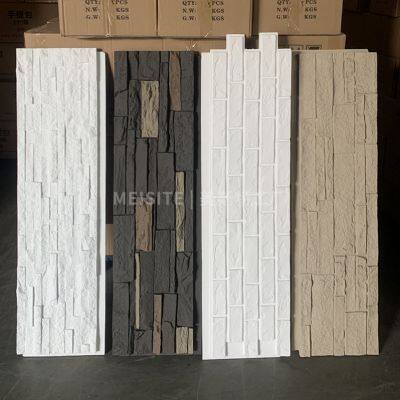 Faux Stone Panel NEU 2025 PU for Exterior and Interior Light Weight Wall Decorative Faux Rock Brick Polyurethane 3d Pu Stone Panel photo-5