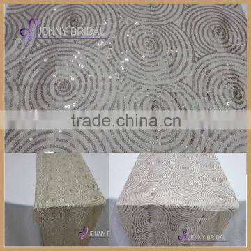 TR015A Good Quality and Cheap Decorative Sequin Table Runner photo-2
