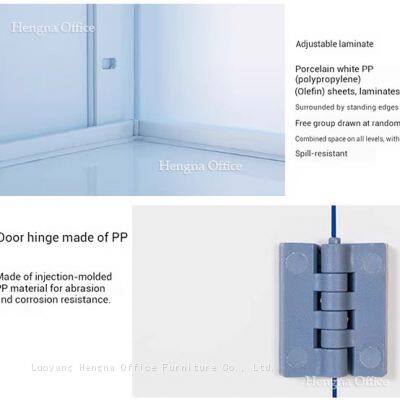 Top-Qualität, robustes PP-Speicherregal für Säuren und korrosive Stoffe mit verstellbaren Regalen: Ideal für pharmazeutische und forschende Labore photo-2