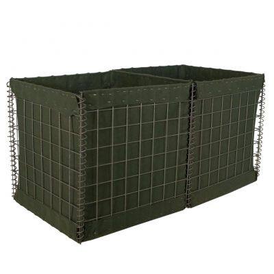 Silver Welded Gabion Box With Square Holes for Cages Competitive Price