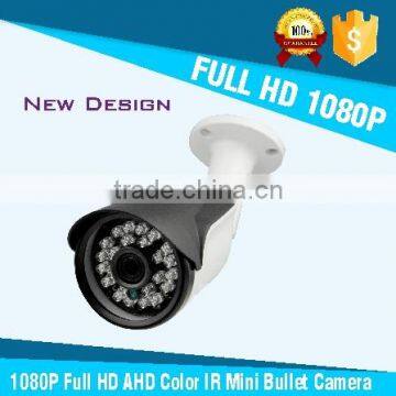 new design 1080P 2MP Full HD AHD Color IR Mini Bullet CCTV Camera