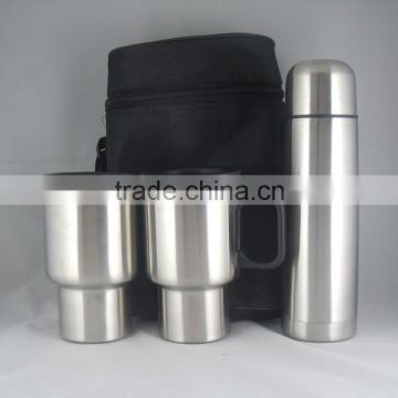 Mlife manufactured bpa free stainless steel vacuum flask gift sets