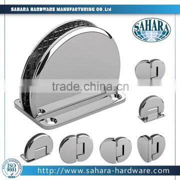 Fixed Semicicle 90 Degree Glass to Wall Bracket Glass Shower Door Hinge photo-2