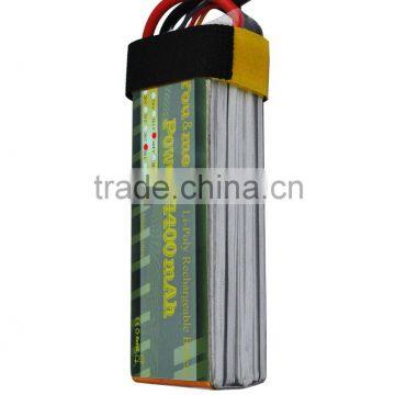High Quality 4S 4400mAh 14.8v Lithium Polymer Battery Pack for Electric Model