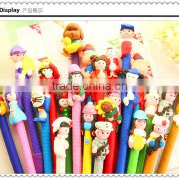 Personalised Souvenir Plastic Cartoon Ball Pen For Kids As A Gfit, High Quality Promotional Plastic Ball Pen