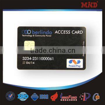 MDC409 promotion! CMYK 4 color printing PVC contact ic card