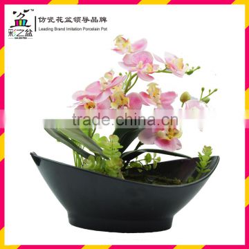 Beautifully orchid pots phalaenopsis pots Melamine flower pot MX1315