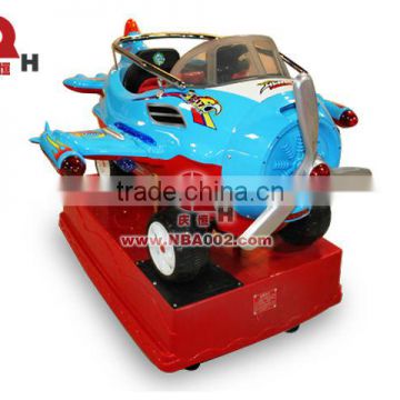 Deluxe Airplane Rocking Rides Blue Red QHRR-09