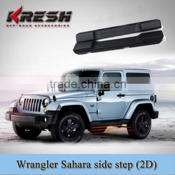 Hot sale Wrangler jk sahara black 4 door side step and tubular side steps