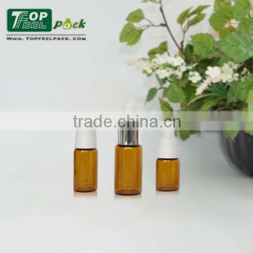 Amber Essential Oil Dropper Glass Bottle (3ml,5ml,10ml, 15ml, 30ml)